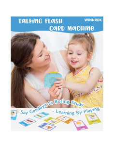 Tarjetas de Flash Bilingües 510 Palabras Winnrok para Niños 2