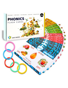 Tarjetas de Fonética Doble Cara Xanotron 74 Piezas 3+ Años