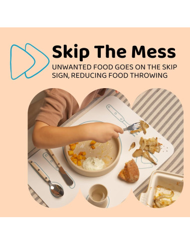 Mantel Montessori Aplainr de Silicona Antideslizante Set de 2