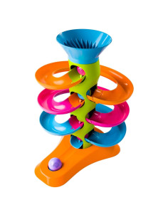 Torre de Pelotas Fat Brain Toys, Juguete Educativo 40.6x45.7cm