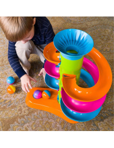 Torre de Pelotas Fat Brain Toys, Juguete Educativo 40.6x45.7cm 2