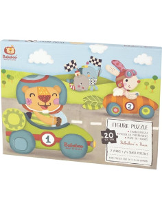 Rompecabezas de Figuras de Carreras Bababoo | 4 Piezas | 20.32x15.24 cm 2