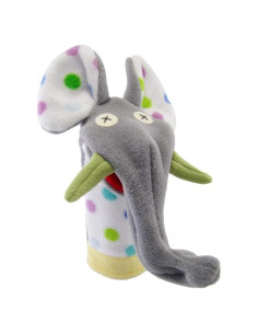 Títere de Mano Elefante Cate & Levi - Juguete Ecológico 30.5 cm