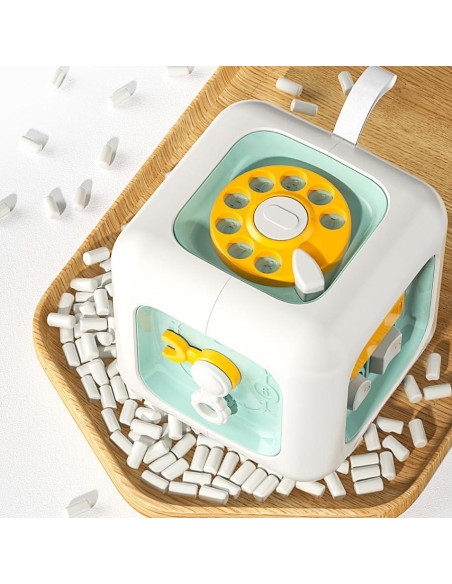 Cubo de Actividad Montessori Verde ZhildChen 6 en 1 para Niños Cubo de Actividad Montessori Verde ZhildChen 6 en 1 para Niños