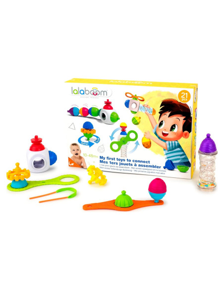 Lalaboom Juego de Actividades Sensoriales 21 Piezas - Montessori