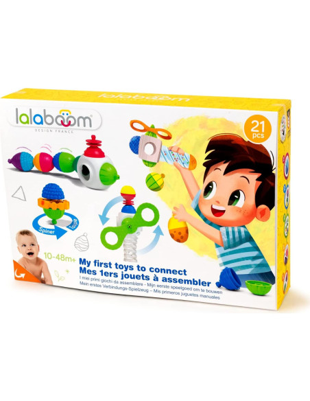 Lalaboom Juego de Actividades Sensoriales 21 Piezas - Montessori