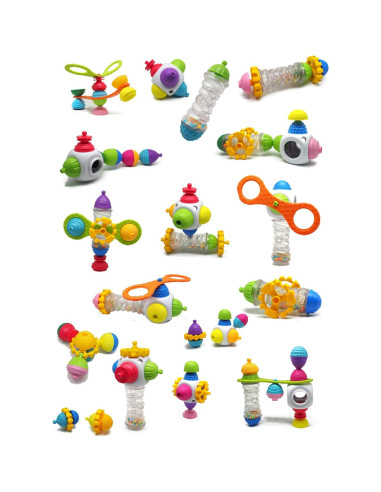 Lalaboom Juego de Actividades Sensoriales 21 Piezas - Montessori