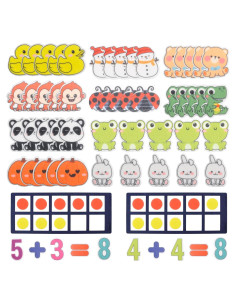 Juego de Contadores de Marco de Diez CHEFAN - 2 Marcos y 162 Piezas