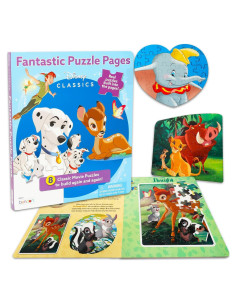 Paquete de 5 rompecabezas educativos Disney - 200+ piezas