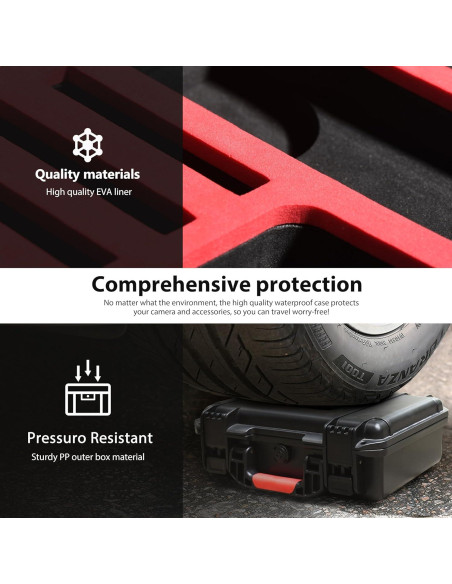 Funda Impermeable Tomat para Insta360 X4/X3, Doble Capa, IP67