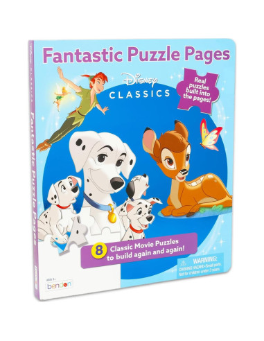 Paquete de 5 rompecabezas educativos Disney - 200+ piezas