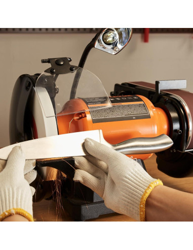 Esmeril de Banco VEVOR 8" y Lijadora de Banda 2" x 28"