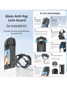 Protector de Lente Antivaho aMagisn para Insta360 X3 2