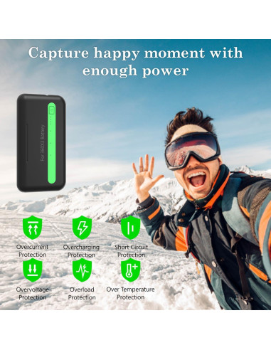 Cargador Inalámbrico Doble 7000mAh para Insta360 X3