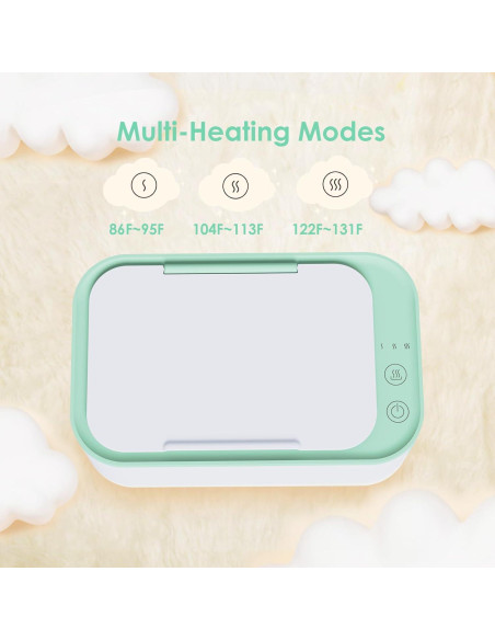 Calentador de Toallitas Kisdream Verde - Gran Capacidad 150 Toallitas