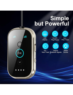 Transmisor Receptor Bluetooth 5.4 Xmagpot T3 - Aluminio y Vidrio 2