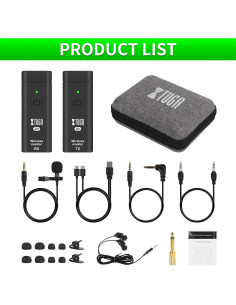 Sistema de Monitoreo In Ear Inalámbrico XTUGA J01 UHF 50m 2