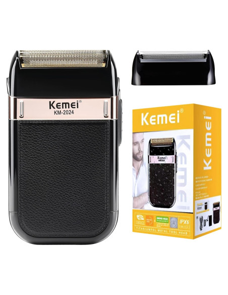 Afeitadora Eléctrica KEMEI KM-2024 Impermeable Recargable