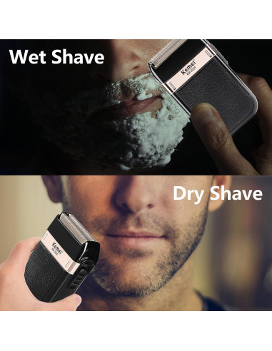 Afeitadora Eléctrica KEMEI KM-2024 Impermeable Recargable