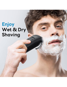 Afeitadora eléctrica DOAO A3 Pro 2 en 1 impermeable recargable 2