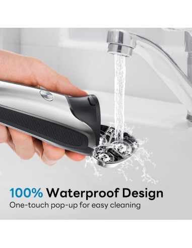 Afeitadora eléctrica DOAO A3 Pro 2 en 1 impermeable recargable