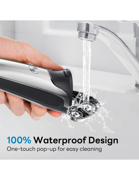 Afeitadora eléctrica DOAO A3 Pro 2 en 1 impermeable recargable