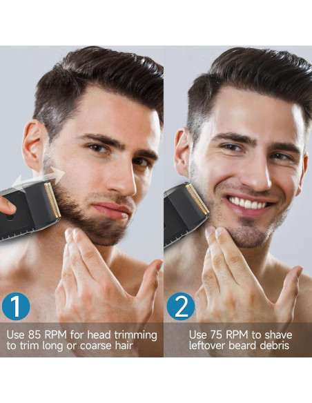 Afeitadora eléctrica JASTT 888 con cuchillas flotantes y 2 velocidades