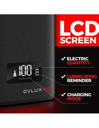 Maquinilla de Afeitar OVLUX GX1 3 Cuchillas Inalámbrica Metal