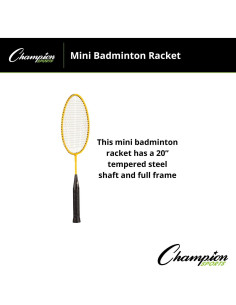 Raqueta de bádminton mini Champion Sports BR5 50.8 cm 2