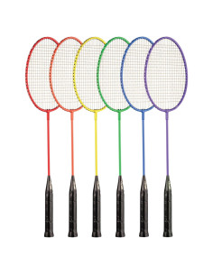 Raquetas de bádminton Champion Sports BR40 - Juego de 6 colores