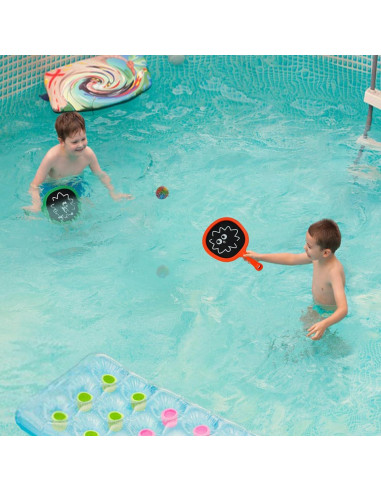 Juego de Palas y Pelotas Rebotadoras Smartwo para Niños y Adultos