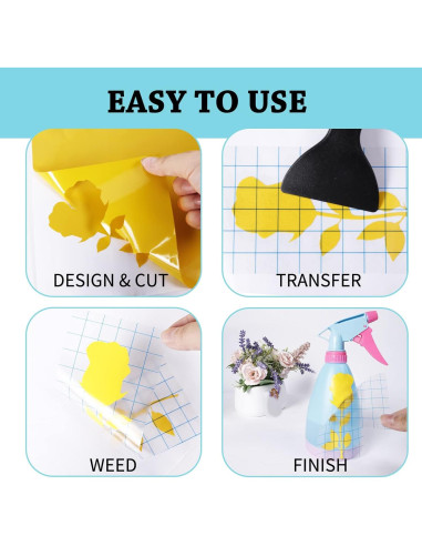 Vinilo Inteligente Removible UCEC para Cricut Joy 22 Colores