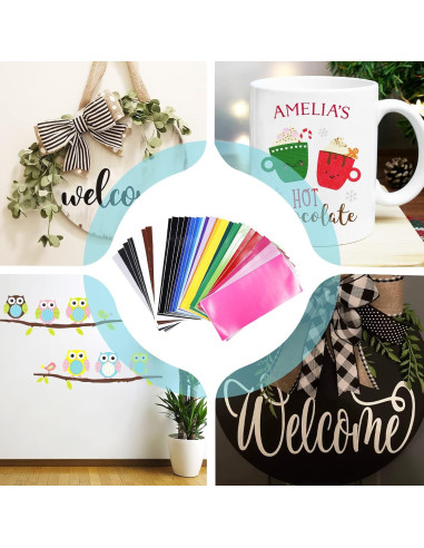 Vinilo Inteligente Removible UCEC para Cricut Joy 22 Colores