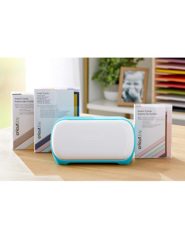 Tarjetas Insertar Cricut Joy A6 Gris Plateado Holográfico