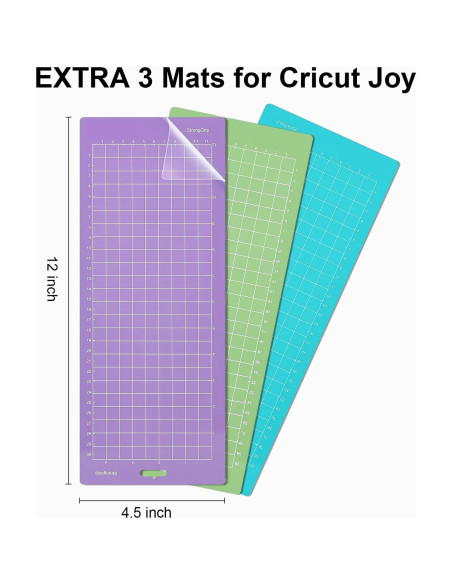 Funda de viaje dura Glamgen para Cricut Joy con 3 alfombrillas