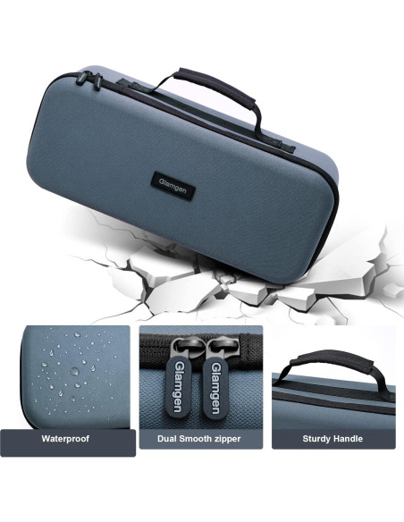 Funda de viaje dura Glamgen para Cricut Joy con 3 alfombrillas