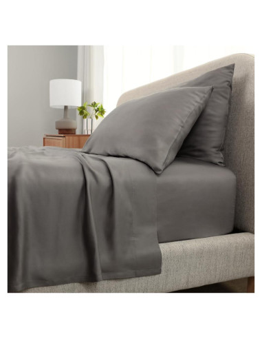 Conjunto de Sábanas Cariloha Aloha Soft 4 Piezas Rey Dividido Gris