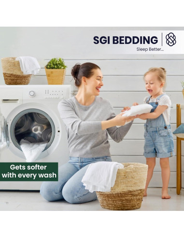 Juego de Sábanas King SGI Bedding 4 Piezas Viscosa Bambú