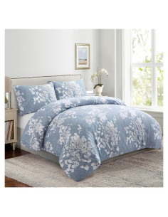 Conjunto de Ropa de Cama Doble Marina Decoration Floral