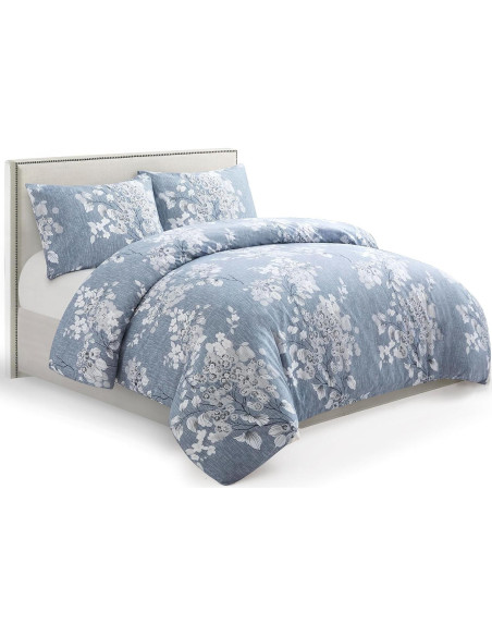 Conjunto de Ropa de Cama Doble Marina Decoration Floral
