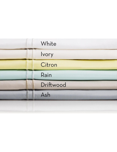 Juego de Sábanas Individual MALOUF 100% Rayón de Bambú Blanco