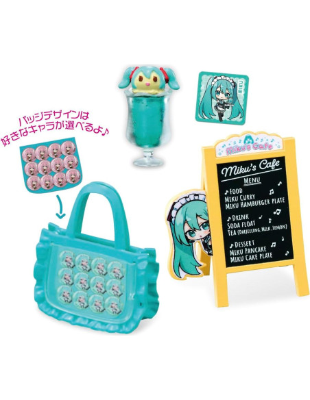 Figura de Intercambio Re-ment Hatsune Miku Cafetería 1/8