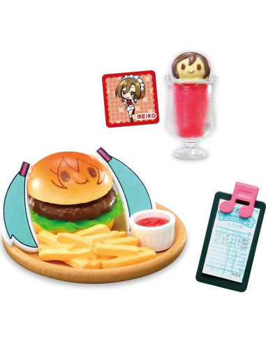 Figura de Intercambio Re-ment Hatsune Miku Cafetería 1/8