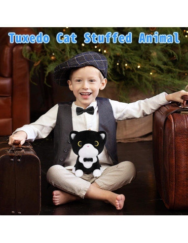Juguete de Peluche Gato Esmoquin LSYDCARM 20x26x1 cm
