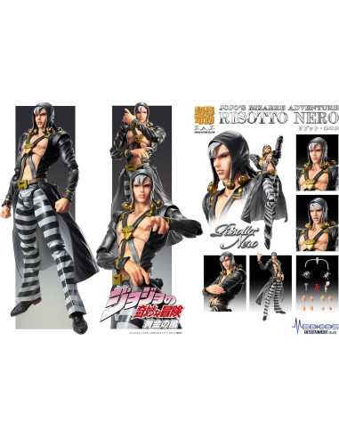 Figura de Acción Risotto Nero Medicos 15.24 cm JoJo's Bizarre Adventure