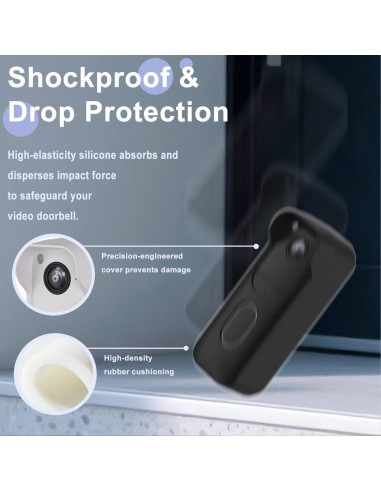 Funda de Silicona Impermeable BAOKZZOM para Timbre Blink 2025