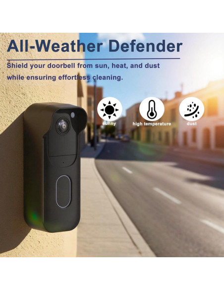 Funda de Silicona Impermeable BAOKZZOM para Timbre Blink 2025