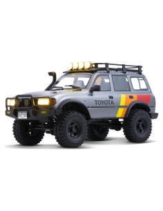 Coche RC Toyota Land Cruiser LC80 FMS 1/10 Gris con Iluminación
