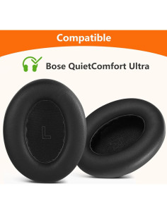 Almohadillas de Repuesto Bose QuietComfort Ultra, Negro 2