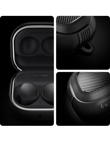 Funda Protectora Spigen Rugged Armor para Galaxy Buds - Negro Mate